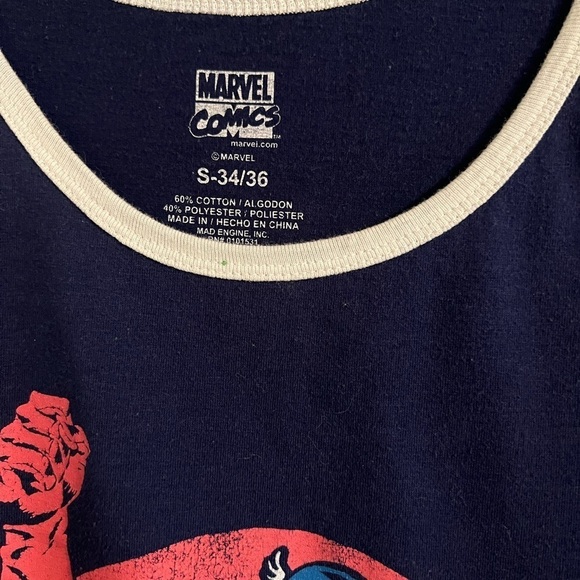 Marvel women’s tank top - Captain America - Size S - Picture 3 of 3